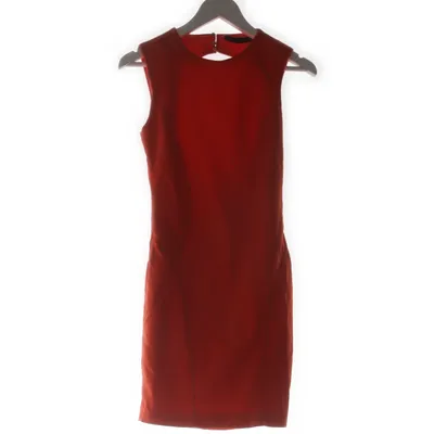 Cocktailklänning (Röd) från Zara Basic Polyester, Bomull