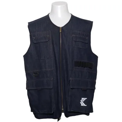 Jeansväst (Blå) från Kani Bomull