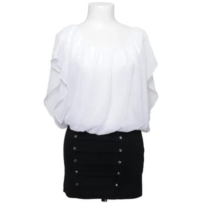 Dress (White, Black) from Melrose Elastane, Polyester, Viscose