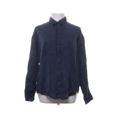Shirt (Blauw) van Uniqlo Linnen
