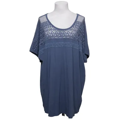 Haut (Bleu) de Ciso Élasthane, Polyester, Viscose