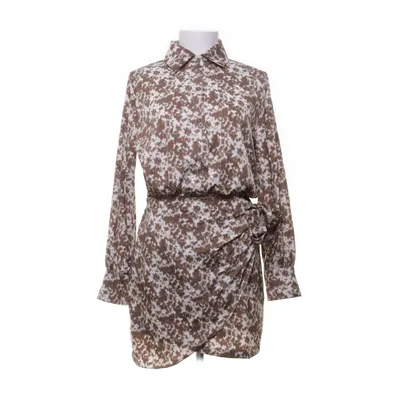 Skjortklänning (Brun, Vit) från Golden Line Polyester