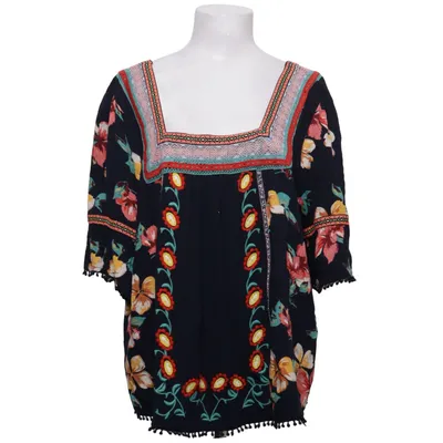 Top (Flerfarvet, Blå) fra By Anthropologie Elastan, Viscose