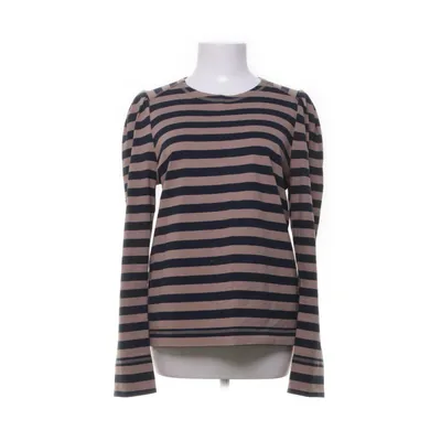 Long sleeve T-shirt (Gray, Blue) from Ganni Organic cotton