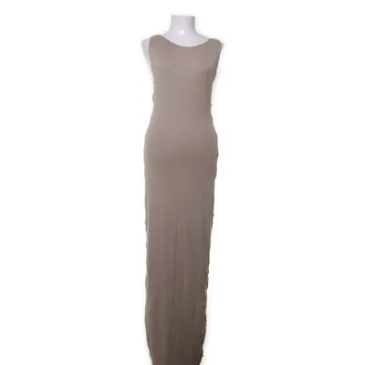 Långklänning (Beige) från NA-KD Polyester, Viskos