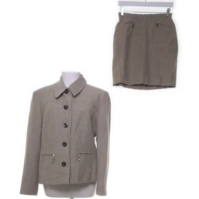 Dräkt (Beige) från Claire Viskos, Ull, Nylon, Silke, Acetat, Elastan