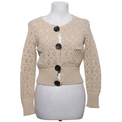 Cardigan (Beige) de Manoush Polyamide, Laine