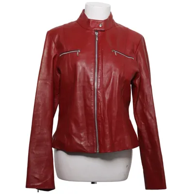 Leather jacket (Red) Leather, Polyester