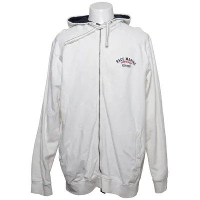 Huvtröja (Vit) från Race Marine Bomull