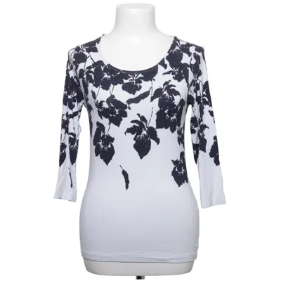 Top (White, Black) from Fadenmeister Elastane, Viscose