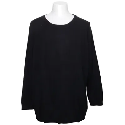 Pull-over (Noir) de Sheego Acrylique, Coton