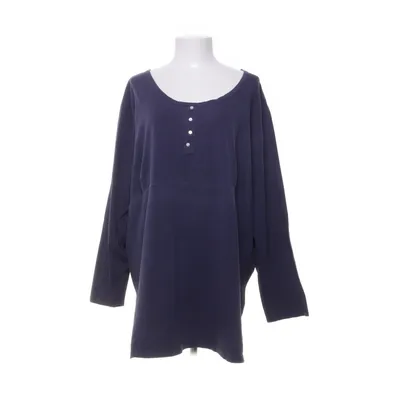 Henley T-shirt (Blå) fra Ulla Popken