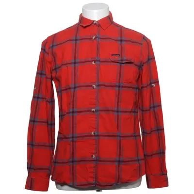 Flanellskjorta (Röd, Flerfärgad) från Gridarmor Bomull