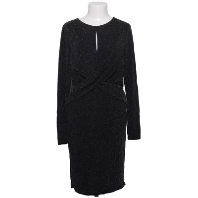 Klänning (Svart, Silverfärgad) från Care Label Elastan, Metallfiber, Polyamid, Polyester