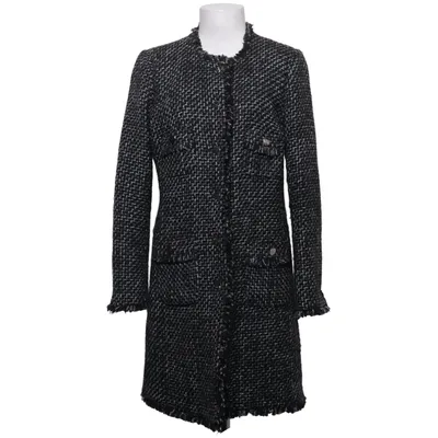 Manteau (Gris, Blanc) de Veronica Virta Acrylique, Fibre métallique, Polyamide, Polyester, Laine