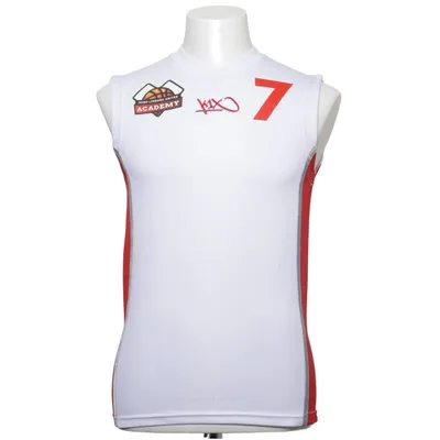 Maillot de basketball (Blanc, Rouge) de K1X Polyester