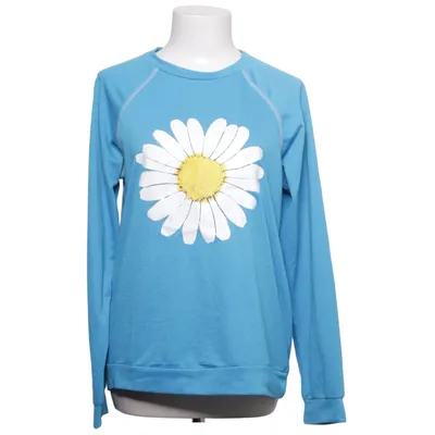 Sweatshirt (Bleu, Multicolore) de Misslook Coton, Polyester