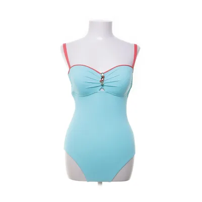 Badpak (Blauw, Roze) van Olivia Elastaan, Nylon