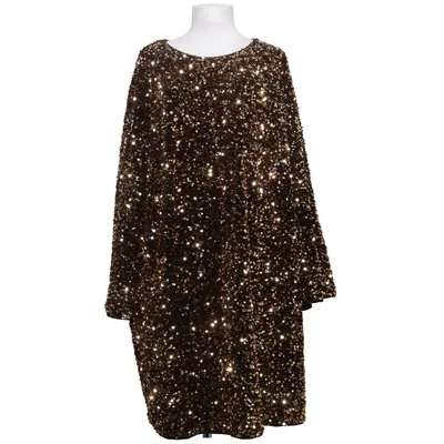Cocktailklänning (Brun, Guldfärgad, Flerfärgad) från H&M Polyester, Elastan