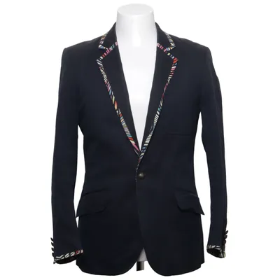 Blazer (Zwart, Meerkleurig) van Matthew Williamson for H&M Katoen, Elastaan, Viscose