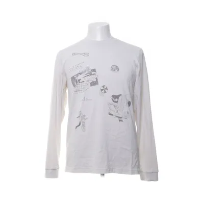 Long sleeve T-shirt (White, Multicolored) from Nudie Jeans Cotton, Polyester