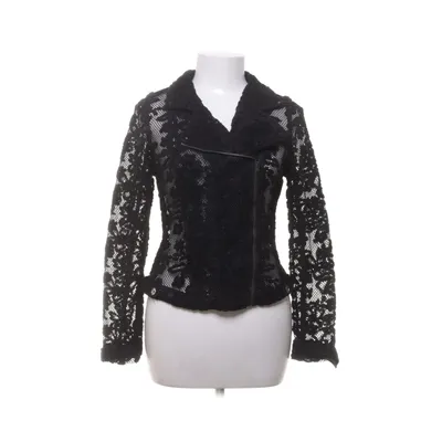 Biker jacket (Black) from Jaspal Polyester