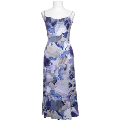 Robe longue (Bleu, Violet, Multicolore) de Risk Élasthane, Viscose