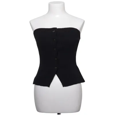 Tube top (Zwart) van H&M Katoen, Elastaan, Polyamide, Polyester