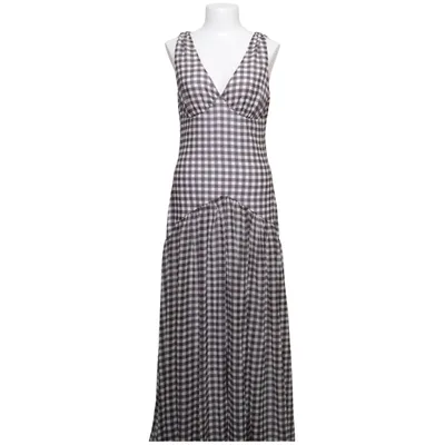 Maxi dress (Brown, White) from Adoore Polyester