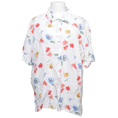 Korte mouwen shirt (Wit, Meerkleurig) van Woman Collection H&M Viscose