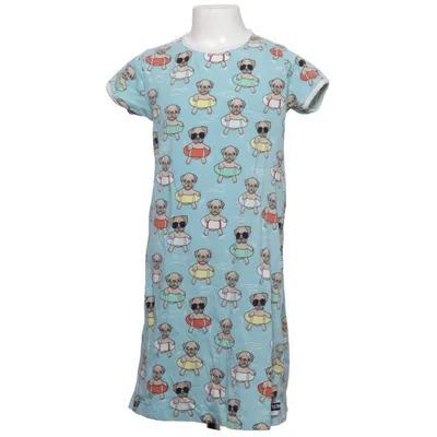 Nattlinne (Blå, Flerfärgad) från Villervalla Elastan, Ekologisk bomull