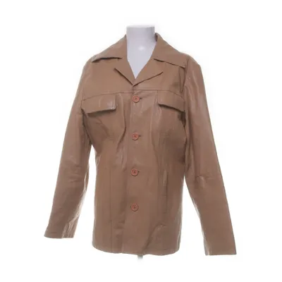 Läderkappa (Beige) från Poco Loco