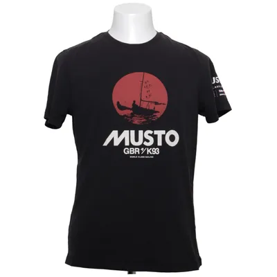 T-shirt (Noir, Rouge, Blanc) de Musto Coton