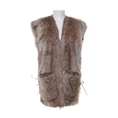 Outer vest (Brown, Beige) from Nienhaus Acrylic, Polyester