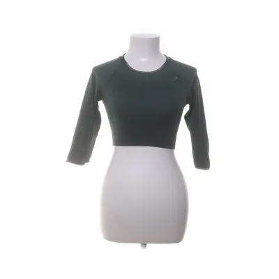 Crop top (Grön) från Gymshark Polyester, Nylon, Elastan