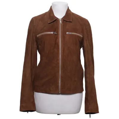 Leather jacket (Salt) from ADPT Leather, Polyester