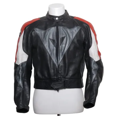 Motorcycle jacket (Black, White, Red) from Dainese