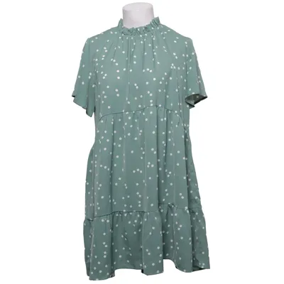 Klänning (Grön, Vit) från Into Polyester