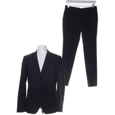 Kostym (Blå) från Bläck Polyester, Ull