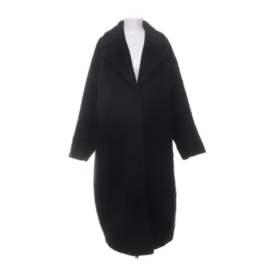 Frakke (Sort) fra Weekday Polyester, Uld
