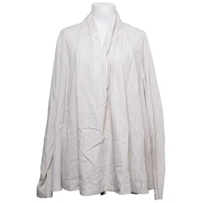 Blus (Beige, Blå, Vit) från Totême