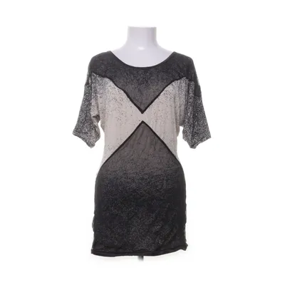 Robe (Noir, Blanc) de Anna Falck Holy Élasthane, Soie, Viscose