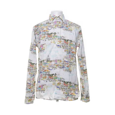 Shirt (White, Multicolored) from Eton Cotton