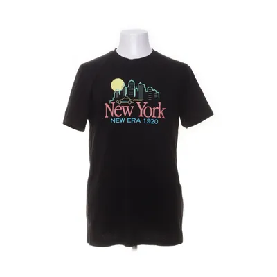 T-shirt (Black, Multicolored) from New Era Cotton