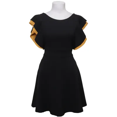 Dress (Black, Yellow) from Walg Petite Elastane, Polyester
