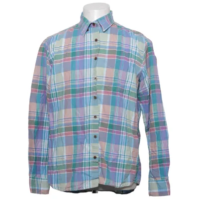 Shirt (Blue, Green, Purple, Multicolored) from Dressmann Cotton, Linen