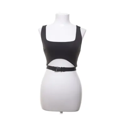 Crop top (Zwart) van I.AM.GIA Elastaan, Polyester