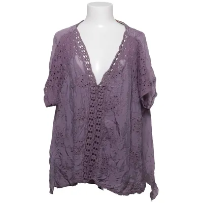 Top (Lilla) fra Made in italy Elastan, Silke, Viscose