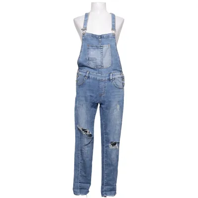 Tuinbroek (Blauw) van Laulia Denim Makers Katoen, Elastaan, Polyester
