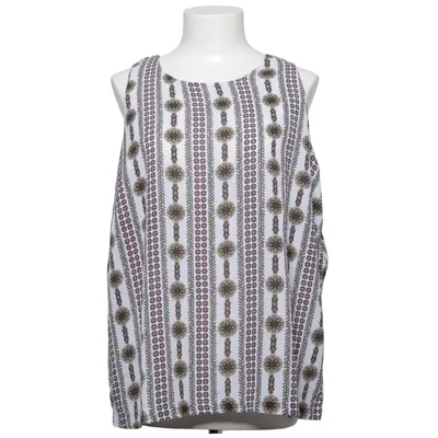 Haltertop (Wit, Meerkleurig) van Glamorous Curve Polyester